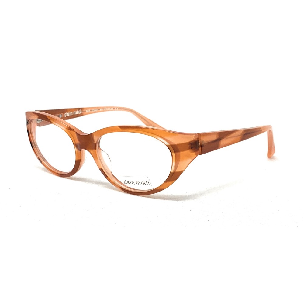 ALAIN MIKLI Rxable Women's Eyeglasses A0 1236 B0A8 Red Brown 51mm
